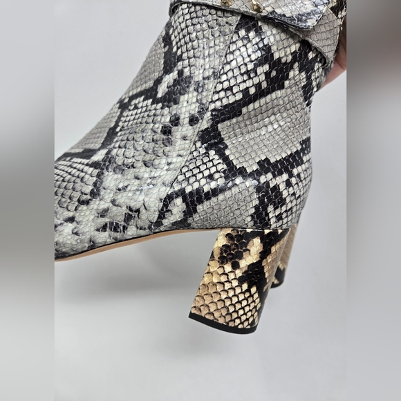 Rochas Python Embossed Boot Size 40 - Picture 5 of 12